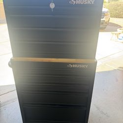 Husky Textured Metal Detachable Rolling Tool Chest
