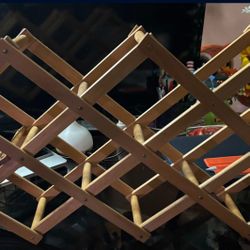 Wooden Wine Rack- Easy To Fold 