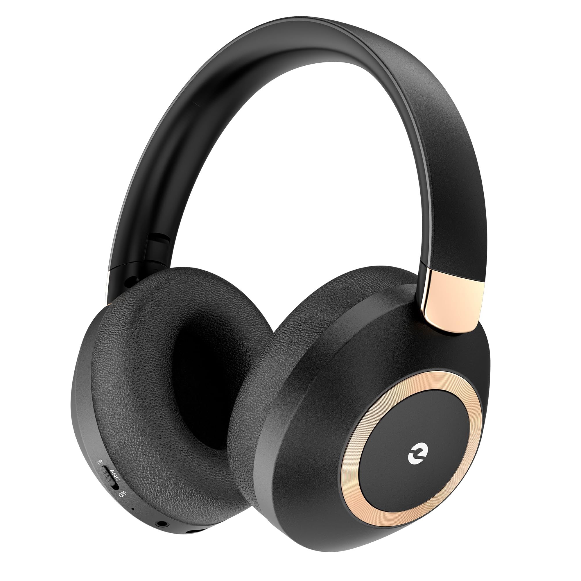 Active Noise Cancelling Headphones, 100H Playtime Headphones Wireless Bluetooth, Bluetooth Headphones with Microphone, Over Ear Wireless Headphones