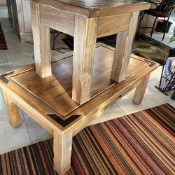 Coffee Table And One End Table. 