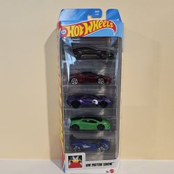 Hot Wheels Motor Show 5 Pack Brand New
