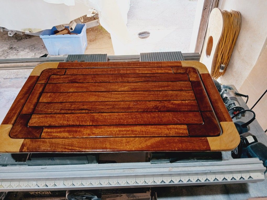 24×14" Mahogany or Teak hatch