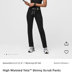High Waisted Yola Scrub Pant
