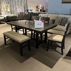 Table 4 Chairs And Bench 