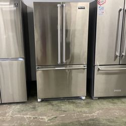 Viking French Door Refrigerator Stainless Steel  F4