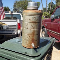 Large Thermos Holds About 2 Gallons Of Water
