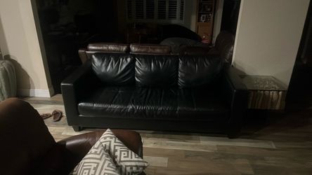 Black couch