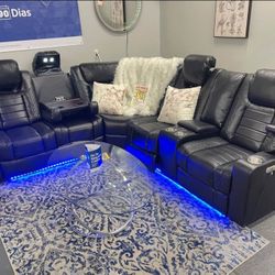 🔥Brand New Power Reclining Livingroom Furniture ✨️ Only $49 Today And Pay Later With Or Without Credi 💥 