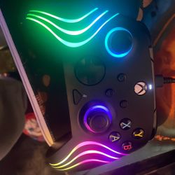 RGB Xbox Controller Whit Wire 