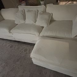 LIKE NEW!! Cloudy 149.2'' Luxury Thickened Cushion Sectional Sofa