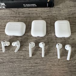 3 Piece Set Of Apple AirPods