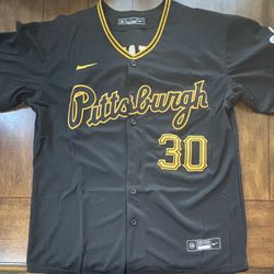 Pittsburgh Pirates Paul Skenes Black Adult Large Jersey  NWT