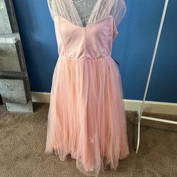 Pink Tulle Torrid Dress NWT