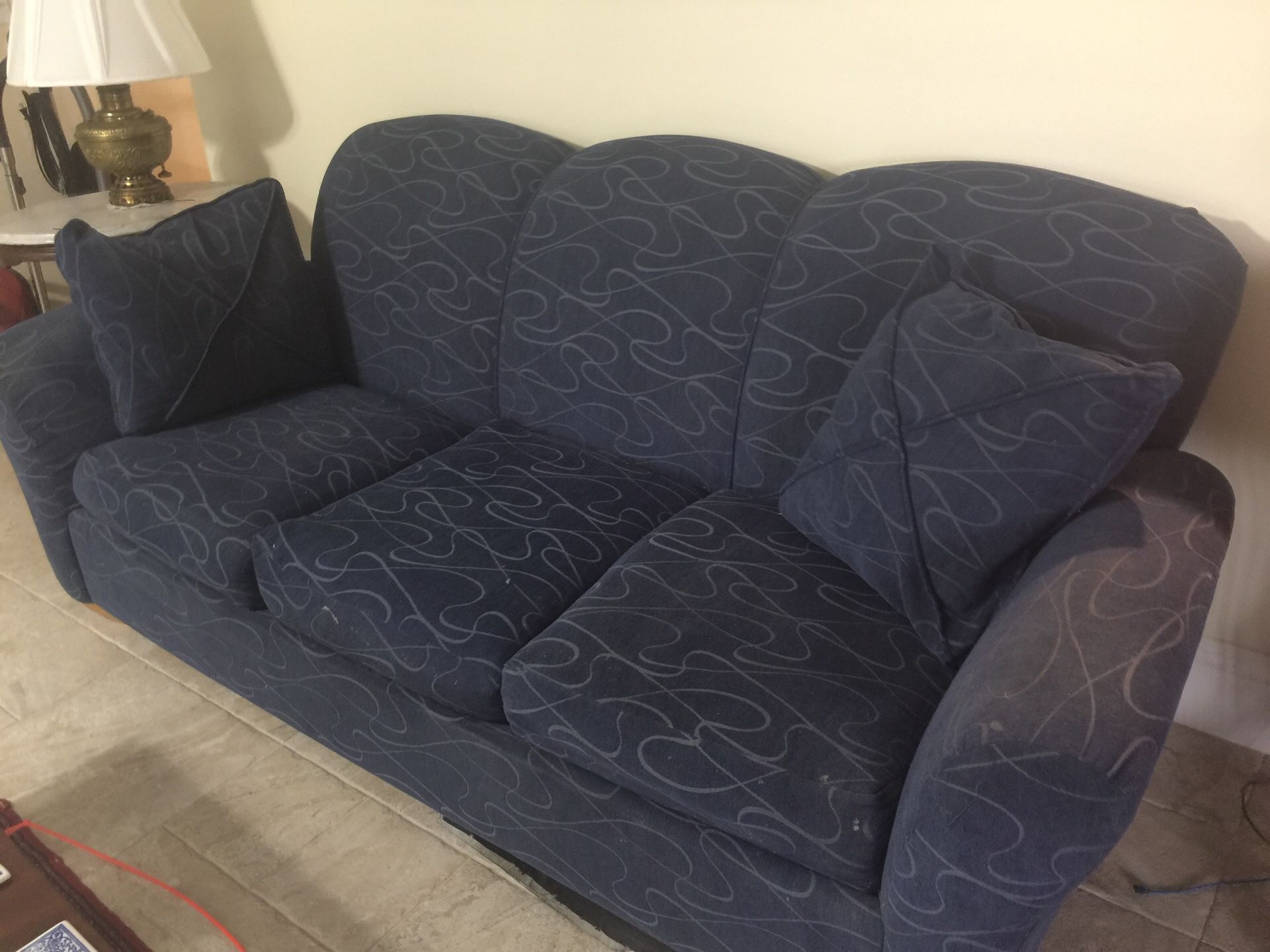 Free Blue Sofa