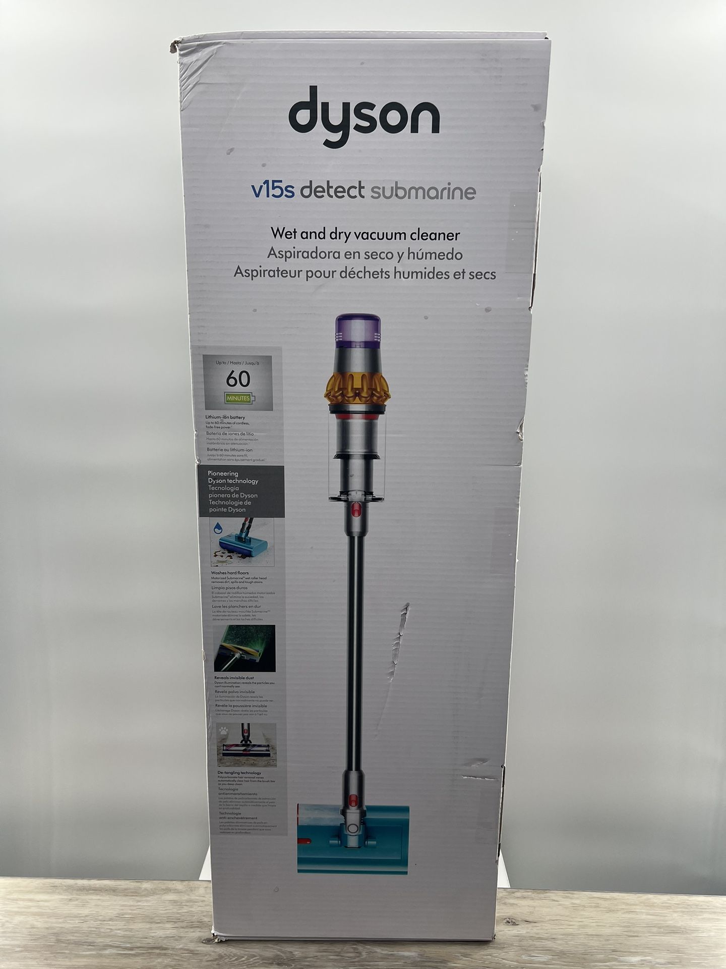Dyson V15s Detect Submarine Cordless Multi Surface Stick Vacuum