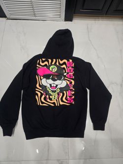 RARE Buc-ee's Gas Station Beaver Hoodie Beaver Hip Hop Rap Adult L LARGE Busees