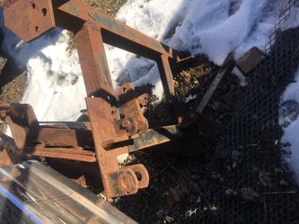 Western Snow Plow Balde / Frame/overflow Blade From A Ford 97