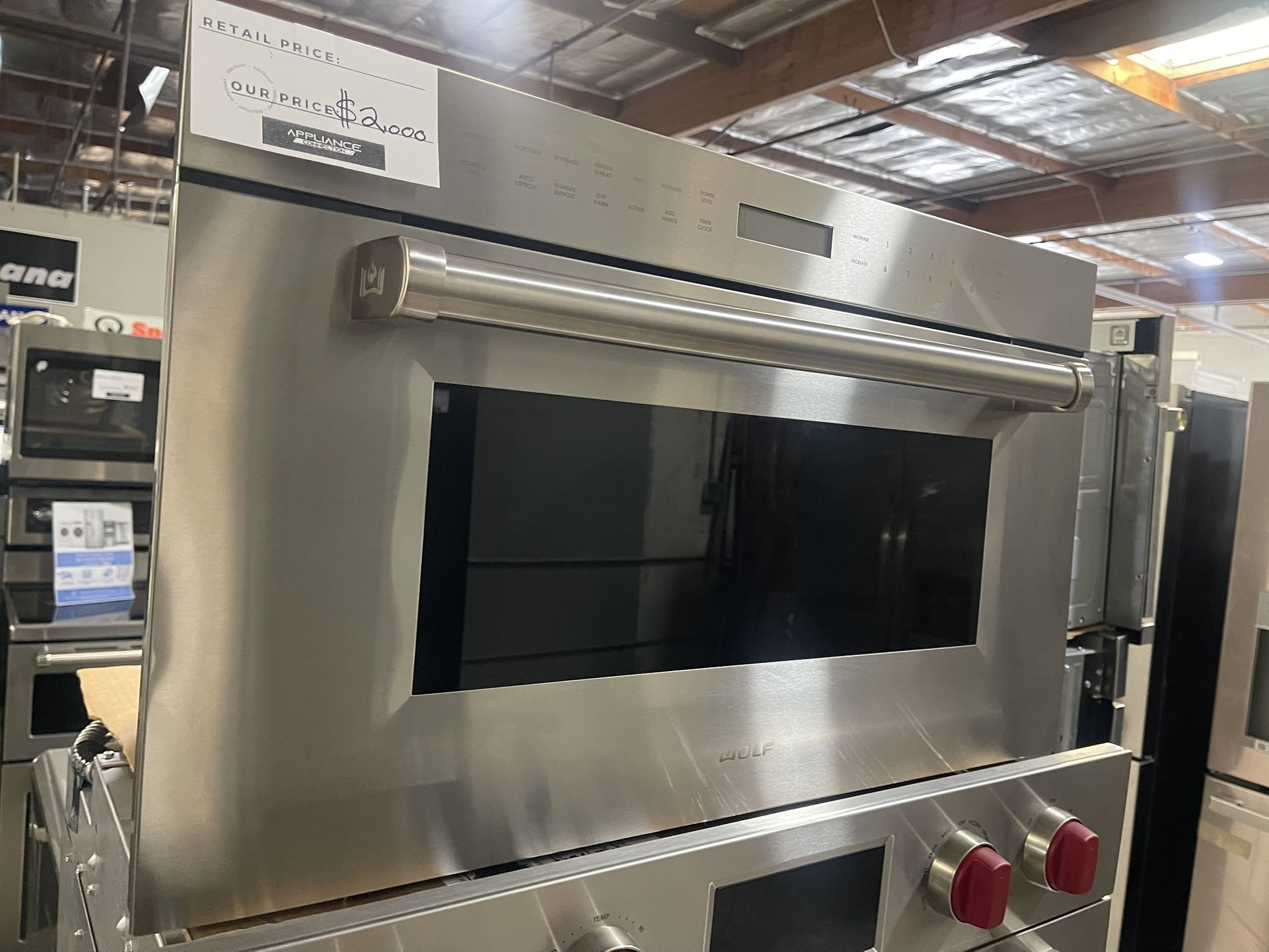 WOLF DROP DOWN MICROWAVE