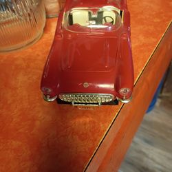 Franklin Mint 1957 Chevrolet Corvette Diecast Car 1/24 Convertible Red firm price $30 pick up only  865 Ellsworth avenue right off of East Livingston 
