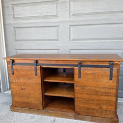 Barn Door TV Stand