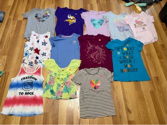 Variety of girls tops in a size 7/8