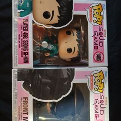 POP! Squid Games Characters " Front Man " And Seong Gi-hun" 