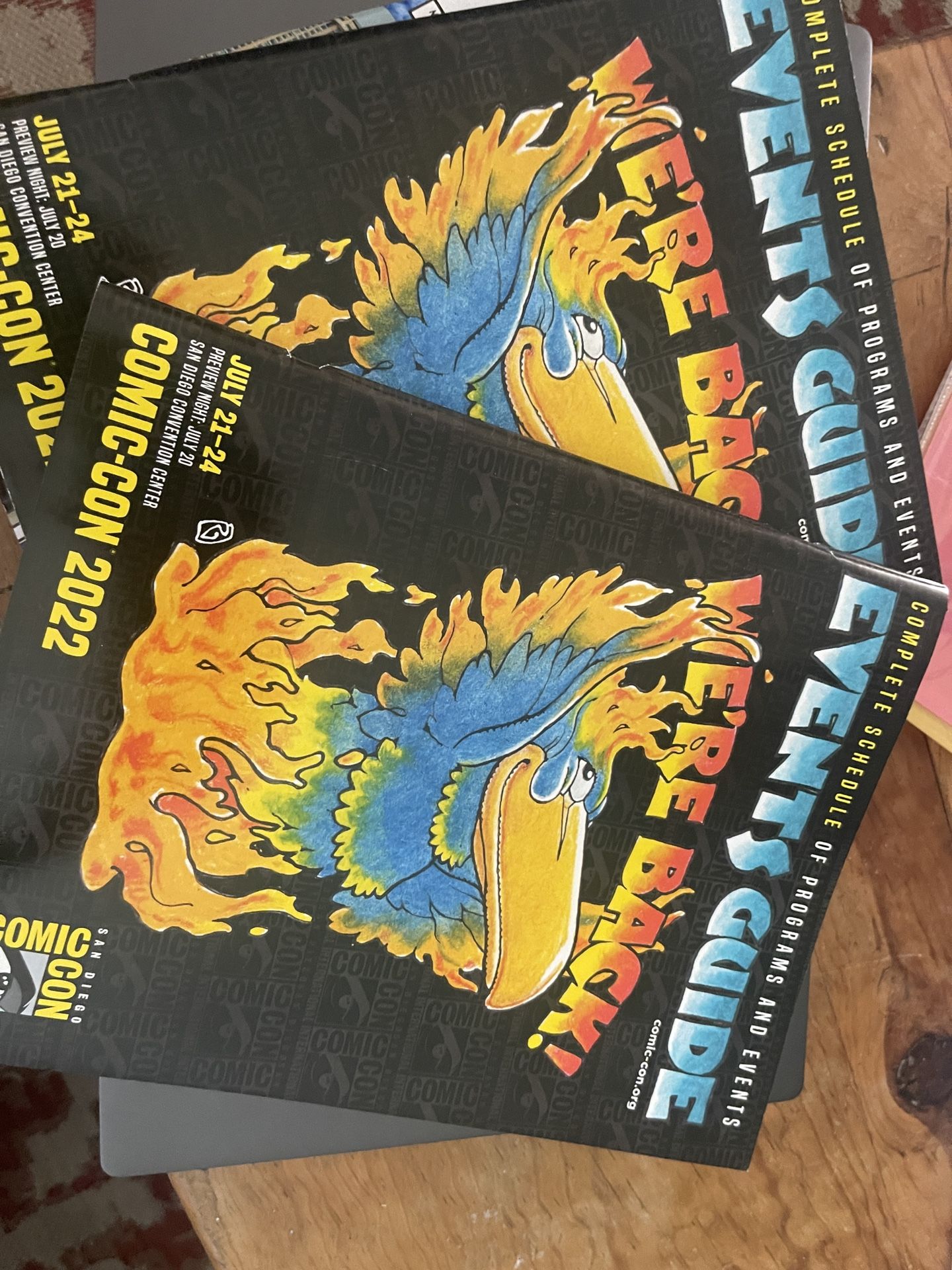 Two 2022 Comic-Con Event Guides And Quick Guide