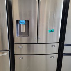 36in Stainless Steel French Door Refrigerator New Scratch And Dent With 6months Warranty  From $999 And UP