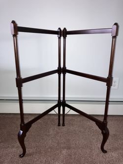 Antique Folding Quilt Rack