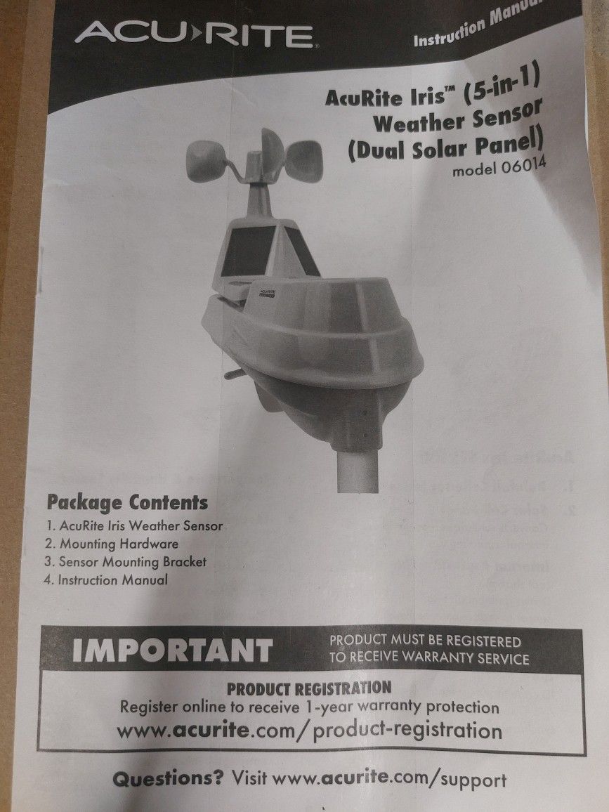 Acu-rite 5 In 1 Weather Station