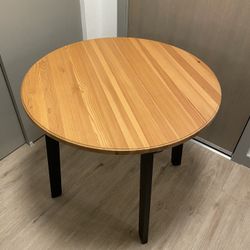 Round Table with Two Chairs