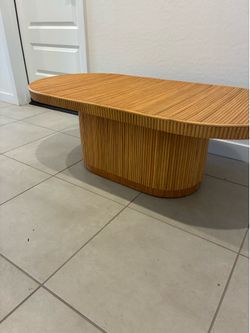 Rattan coffee table from Woven