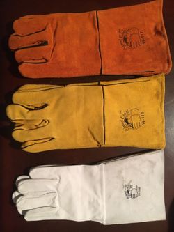 New Gloves Castle welding gloves leather $5