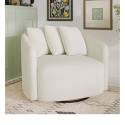 Beautiful Drew Chair by Drew Barrymore, Cream