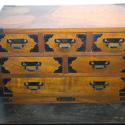 Antique Japanese Captians Chest
