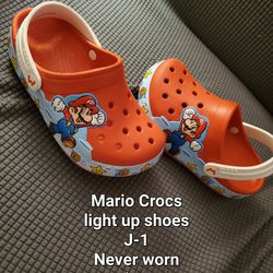 Mario Light Up Crocs