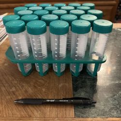 25 50ml Conical Centrifuge Tubes, Test Tubes For Chemistry