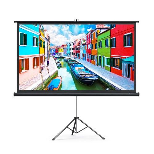 120 inch 4:3 Portable Projector Screen with Tripod Stand