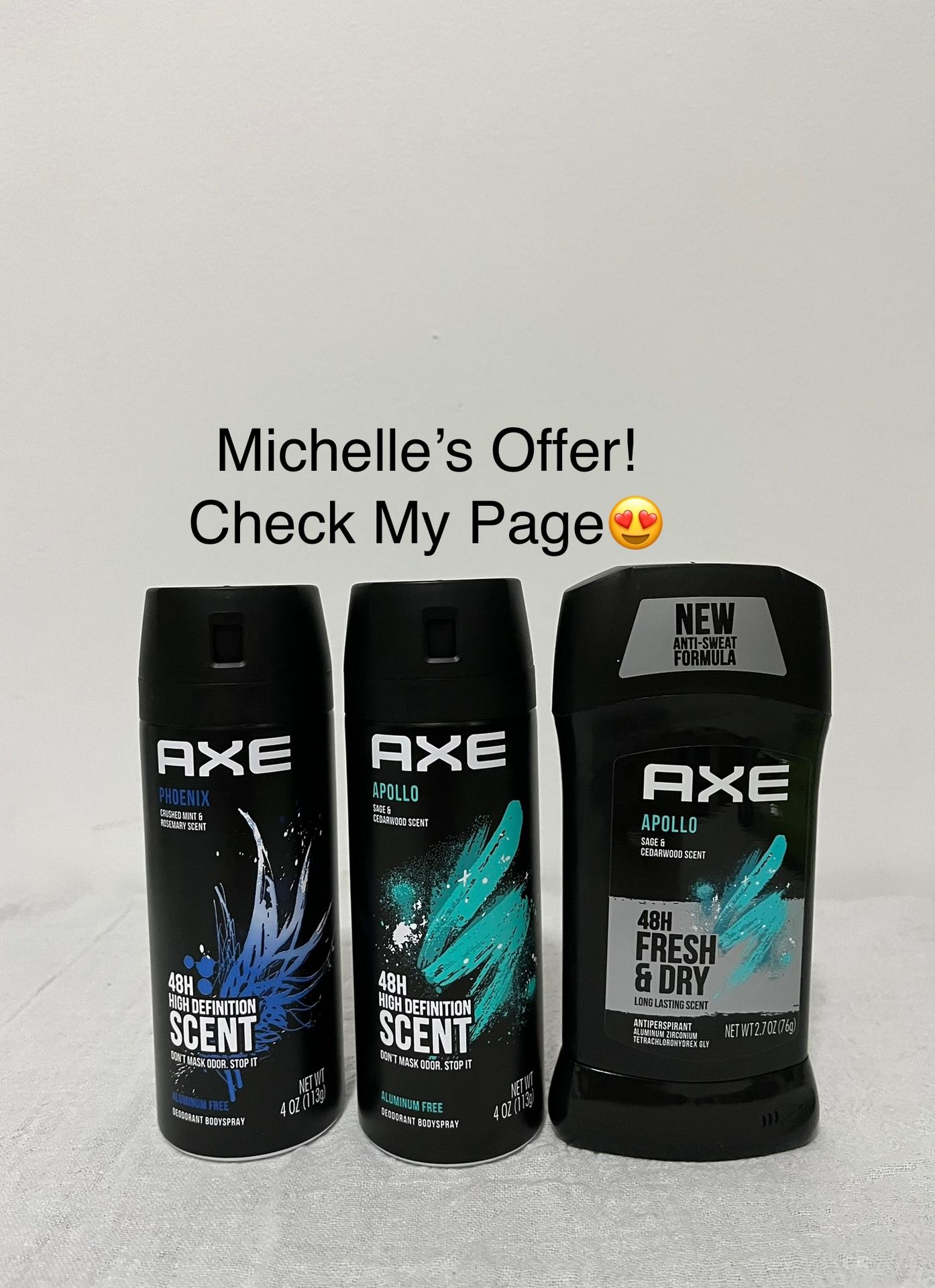 Axe Deodorant Assorted Set