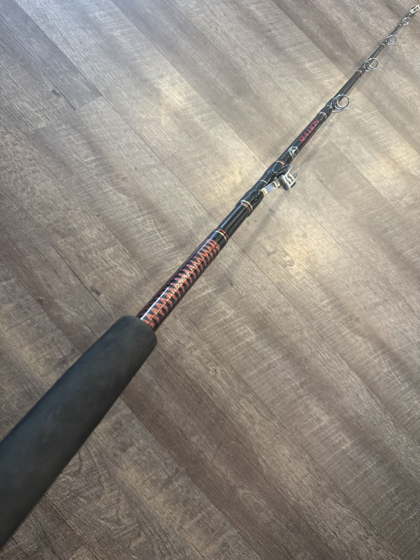 Salt Water Fishing Trolling Rod. Like New.