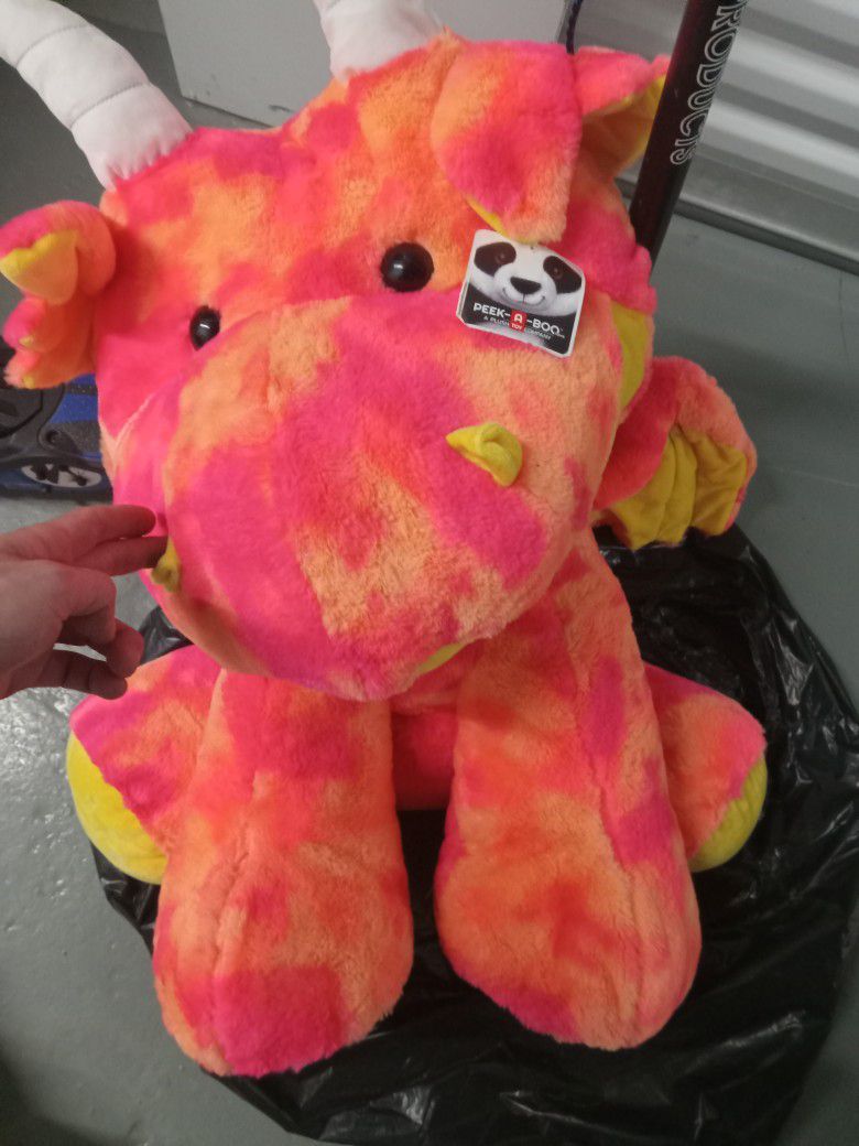 Daken The Dragon Stuffed Animal Plush3 Ft Tall Brand New With Tags 30 Dollars