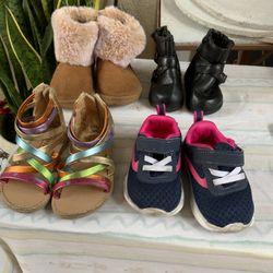 Botitas Tenis y Sandalias Para Niña