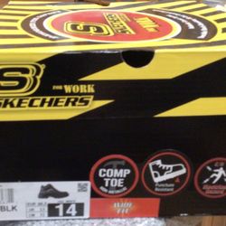 Sketcher Work Boot Size 14 New