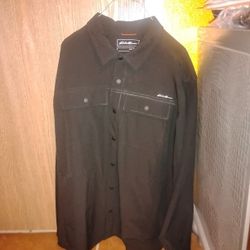 Eddie Bauer Quality Long Sleeve Shirt, Size Large 