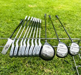 Complete Golf Club Set – Pro Kennex 3-P Irons + Driver, 3W, 5W & Putter – $149
