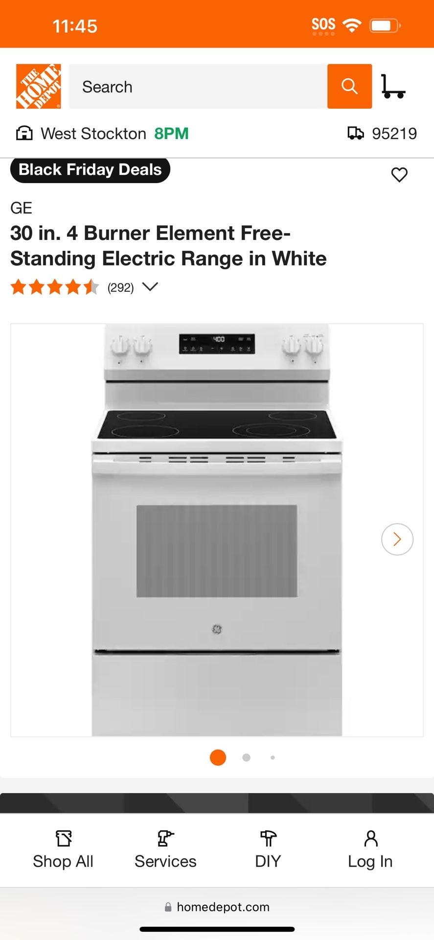 Like New 8 Months Old Glass Stove