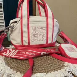 Steve Madden Canvas Tote Purse