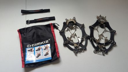 Snow/ice cleats attachment