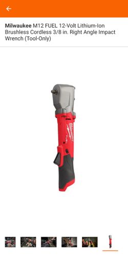 Milwaukee. Right angle impact wrench 3\8 ( tool only) m12