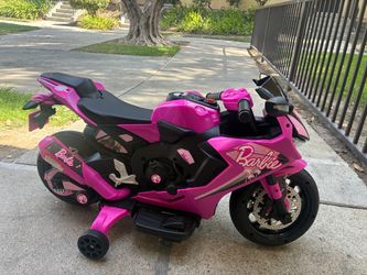 Barbie electric motorcycle
